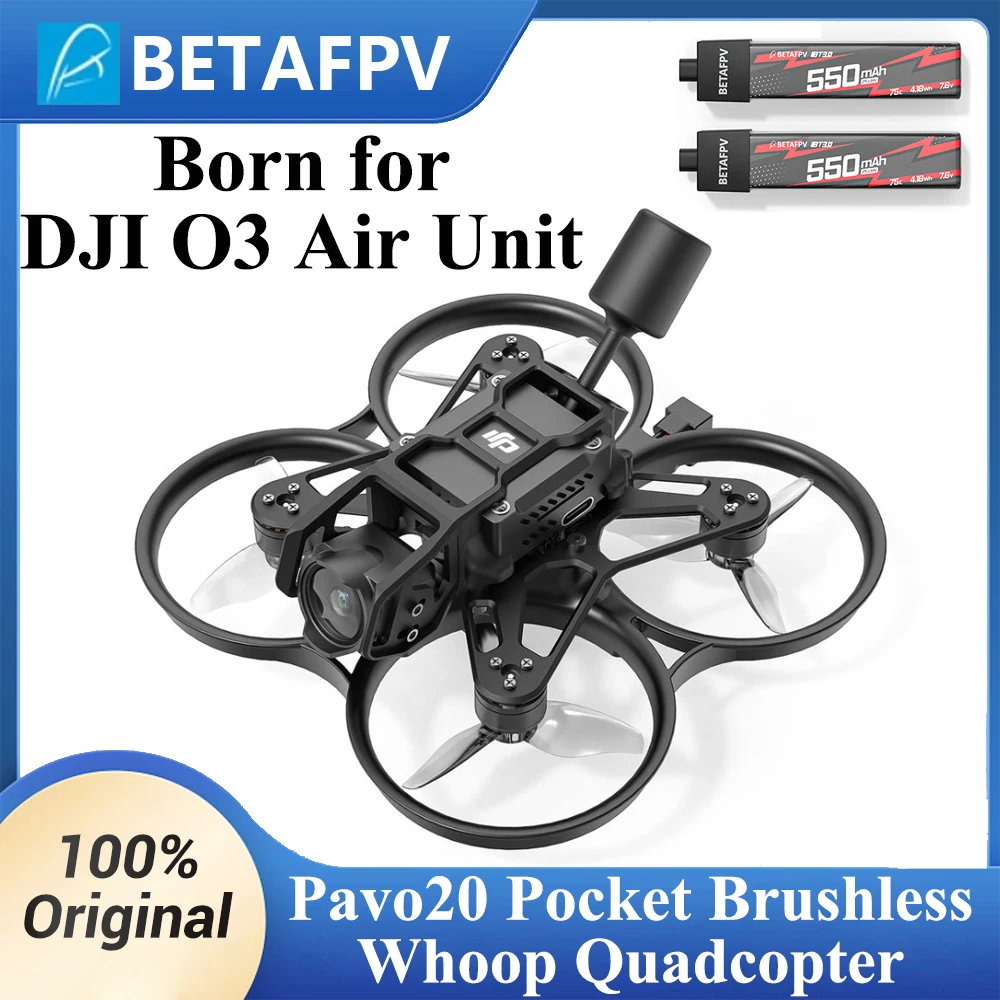 BETAFPV Savo20 Pocket Brushless Quadcopter Motor, 90mm Cinewhoop Estável Hover para DJI O3 Air Unit Helicopter, 1103 11000KV