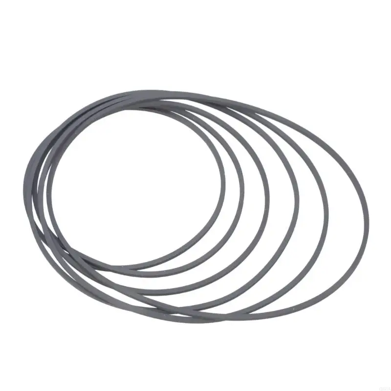 Cinto borracha quadrada 102-150mm Comprimento dobrado para gravadores disco e jogadores portáteis Durabilidade 1,5 mm