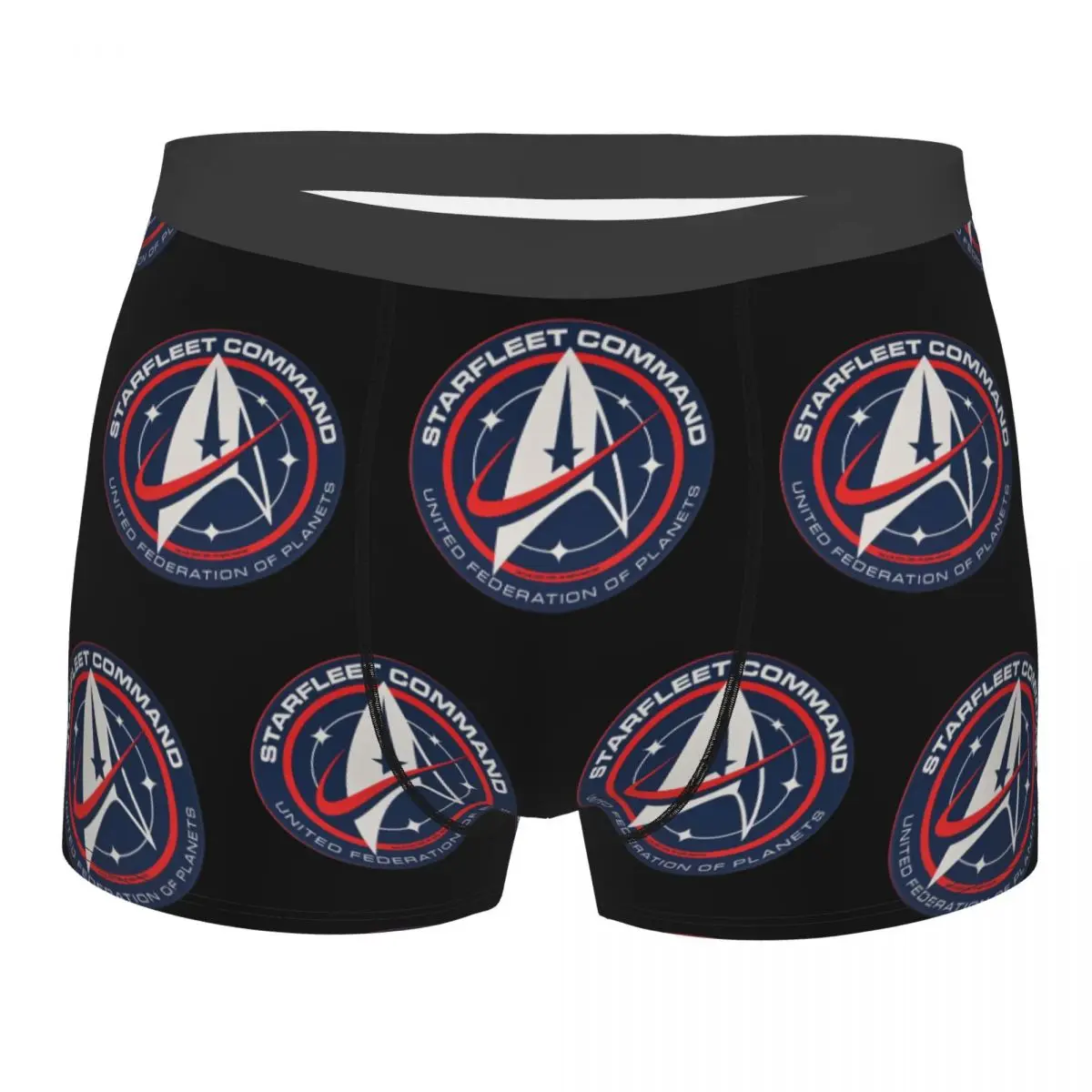 Boxer Underpants Shorts Y2k Stars Treks Starfleet Commend Panties Men's Ventilate Underwear for Homme Man Boyfriend Gifts
