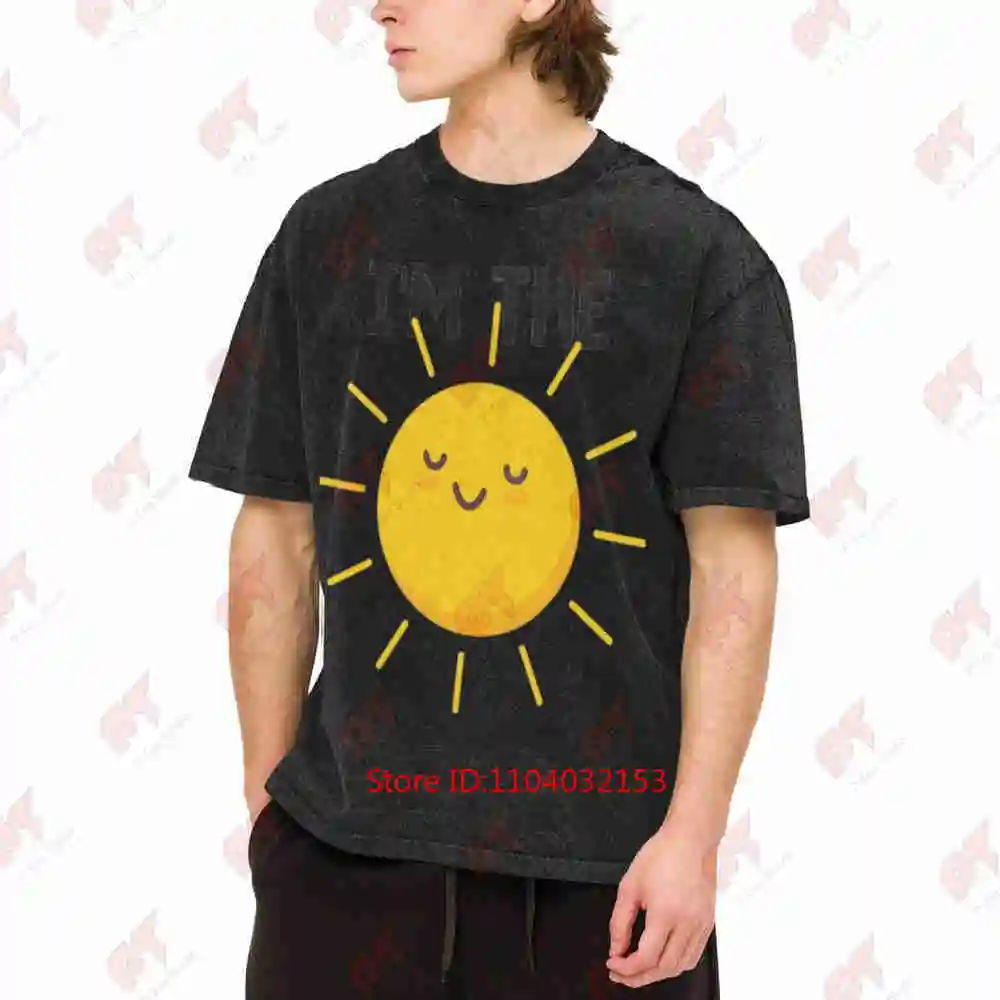 Pretend To Be The Sun Funny Show Halloween Costume Vintage Washed Tee Pure Cotton T-Shirt