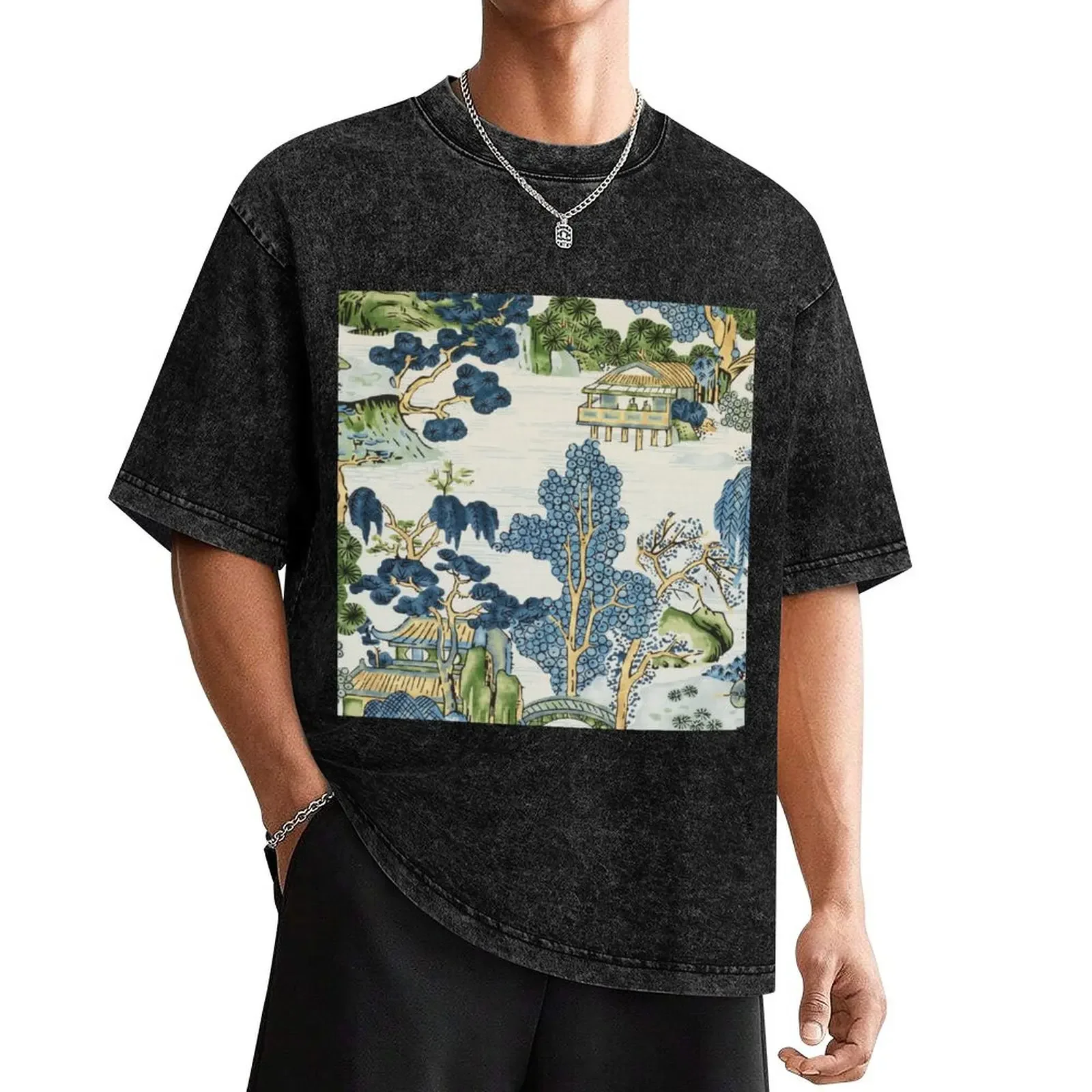 

Chinoiserie T-Shirt animal prinfor boys man t shirt sports fans designer t shirt men