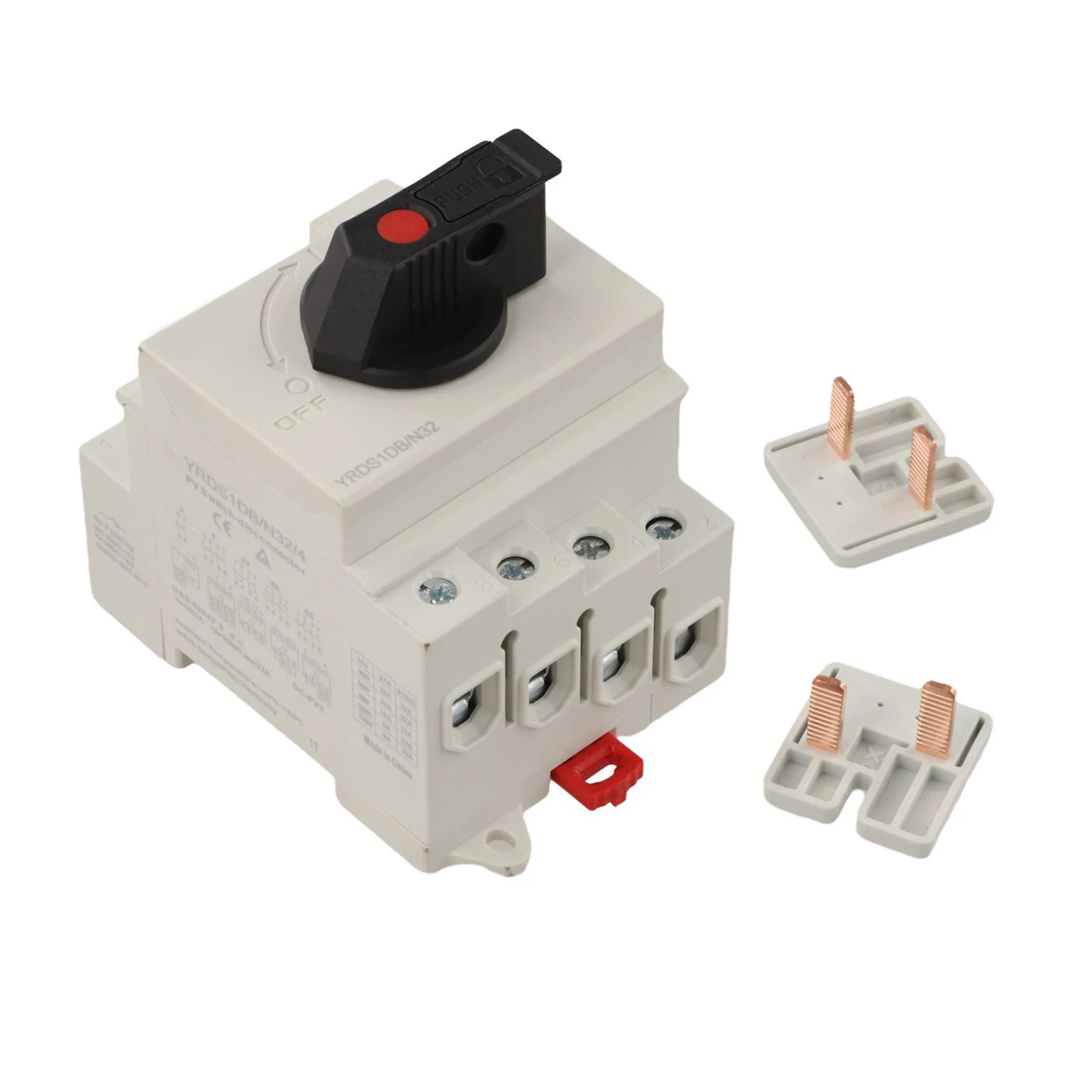 DC Solar Disconnect Switch 32A DC1000V Photovoltaic Circuit Isolator For DIN Rail Mounting In Industrial Power Distribution
