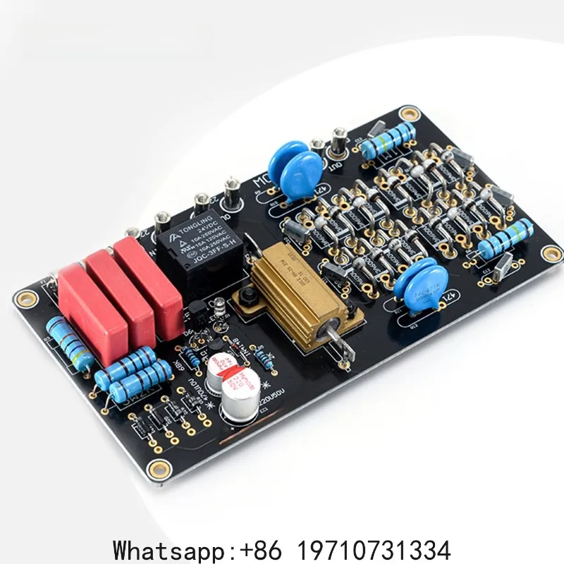 Generic Non-Inductive AC Power Filter Board – Audio Noise Purifier with Time Delay Soft Start for Amplifier, HiFi