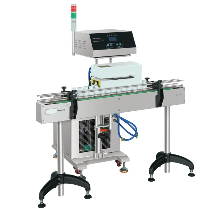 Water Cooled Induction Sealer, Automatic Aluminum Foil Capping Machine, Electromagnetic Induction Bottle Sealing Equipment