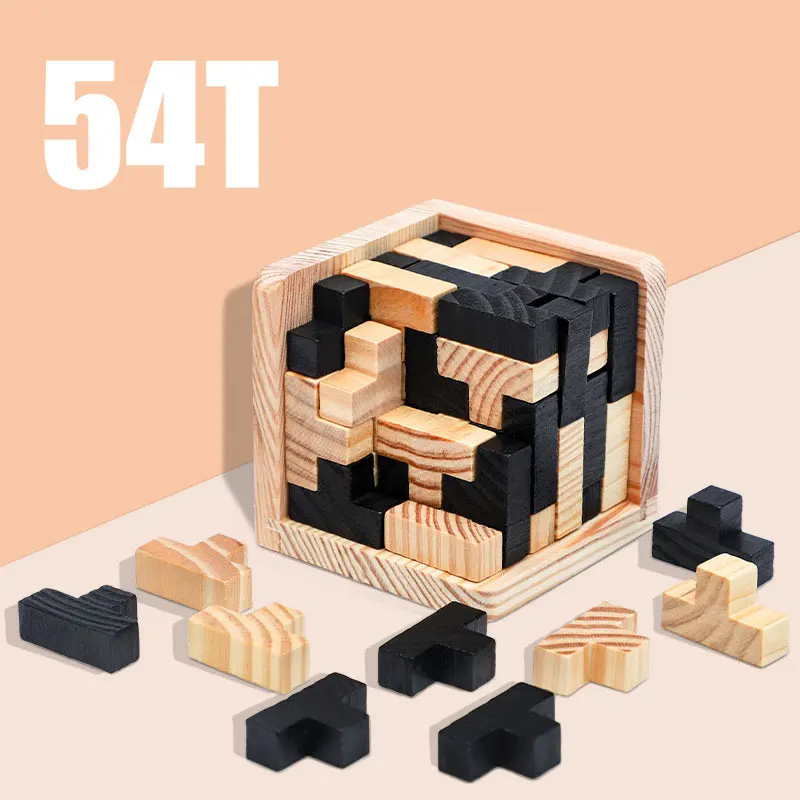 54T 3D Wooden Logic… - image