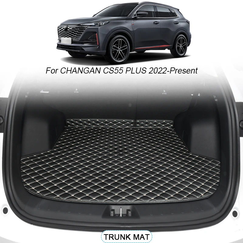 For CHANGAN CS55 PLUS 2022-2025 Custom Car Trunk Main Mat Waterproof Anti Scratch Non-slip Protect Cover Internal Auto Accessory