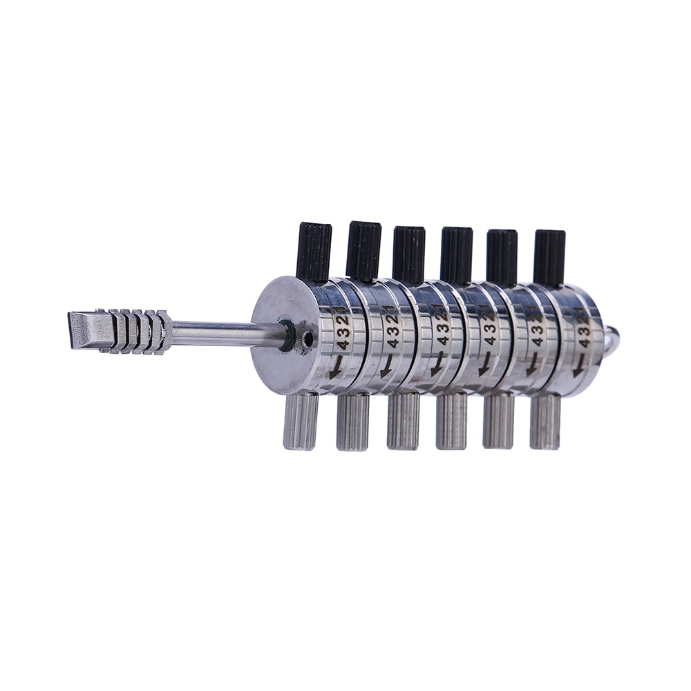 

6-speed For d Car Centipede Tool with Box,Stainless Steel Adjustable Detachable Car Lockpick Tools