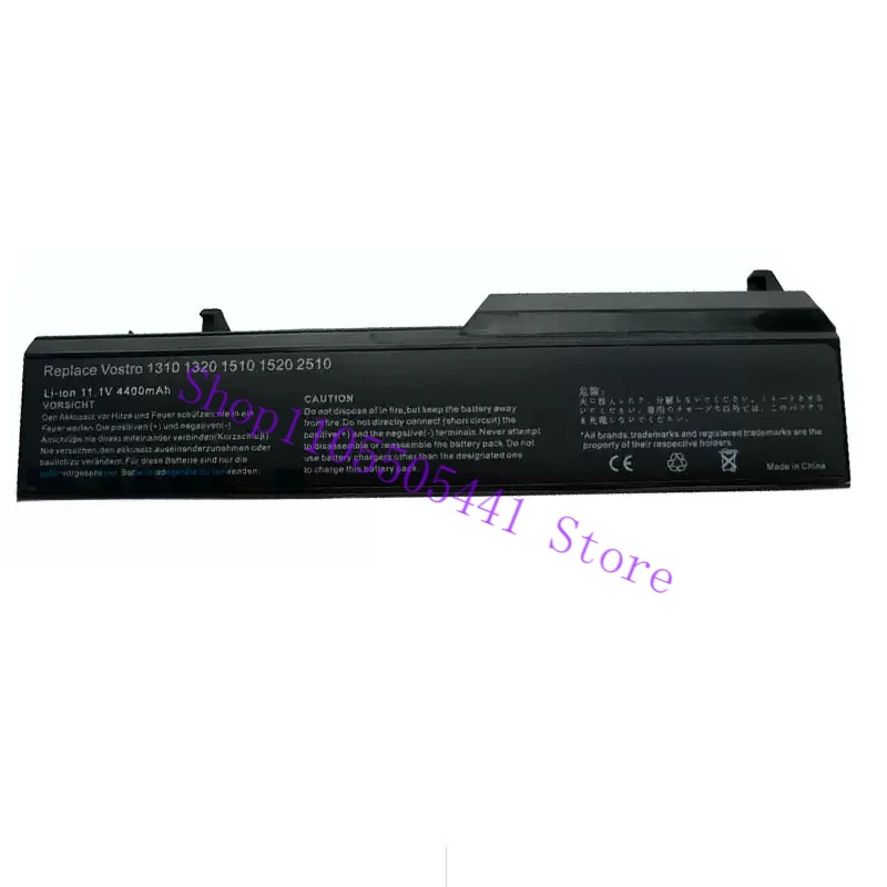 Applicable to for  DELL Vostro 1310 / 1510 / 1511 / 1520 / 2510 / 1320 laptop batteries, models: PP36S, PP36L, T116C, T114C,