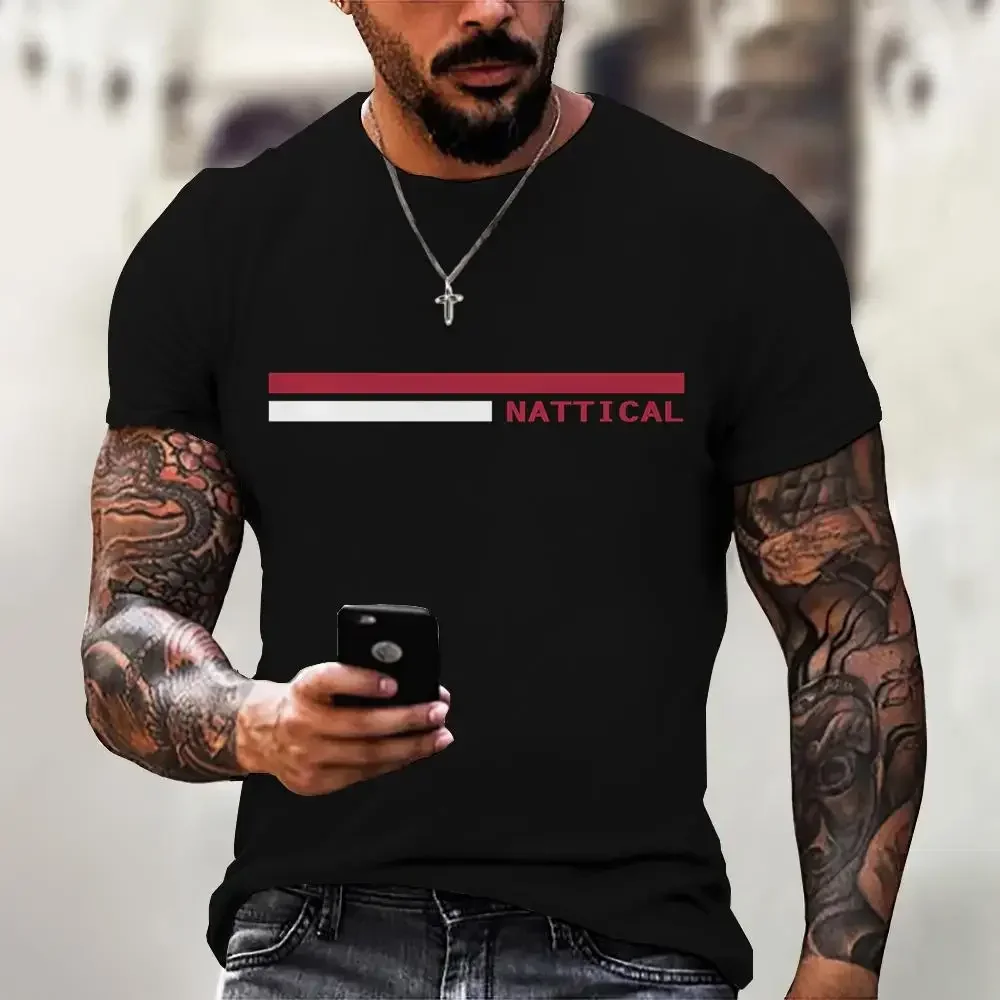 

Funny 3D Letter Print T Shirt For Men Hip Hop Trend Harajuku Streetwear Summer Outdoor Sports Short Sleeve Tops Loose O-neck Tee