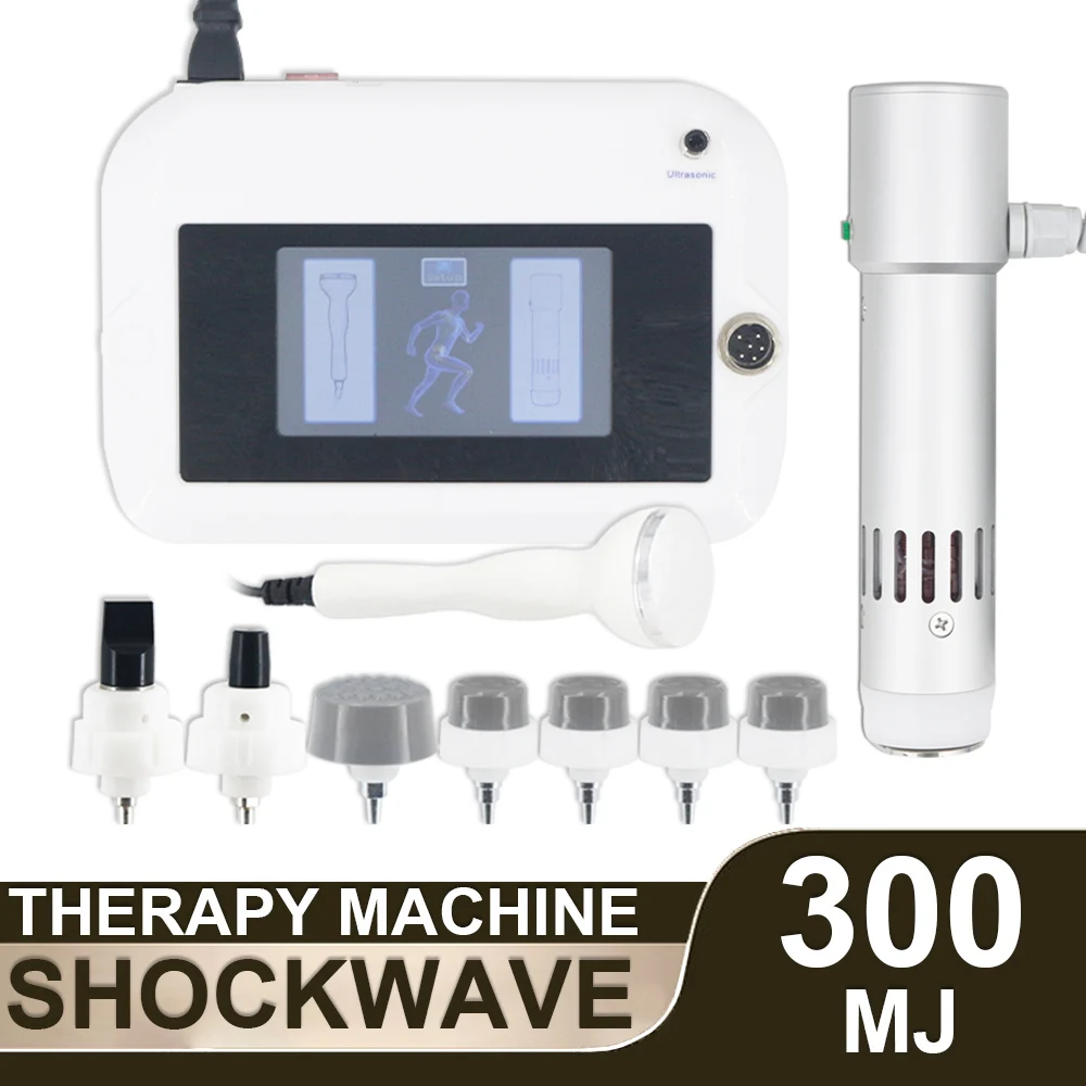 

Portable 300mj Shockwave Therapy Machine Effectively Relieve Knee Arthritis Health Care Shock Wave 2in1 Ultrasonic Massager