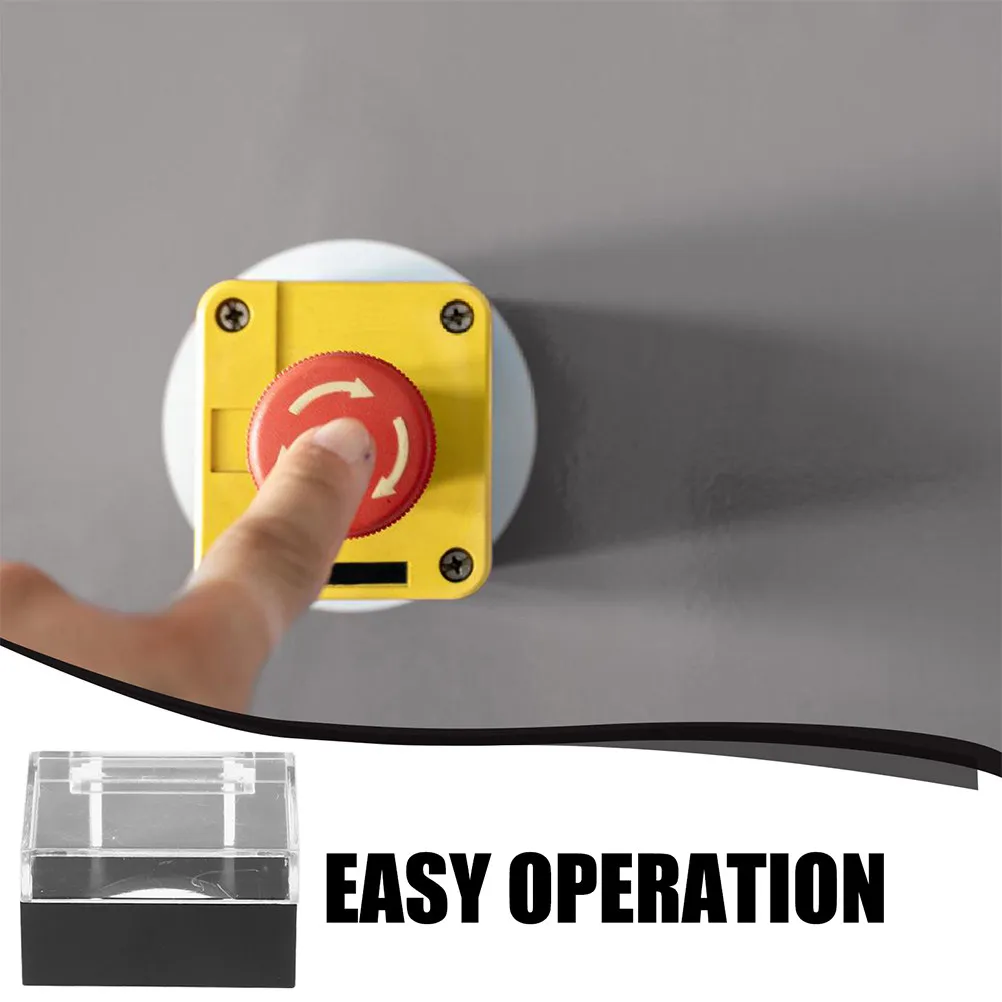 20Pcs Waterproof Push Button Covers Plastic Protective Caps Power Switch Button Protector for Home Office Factory Workshop Use