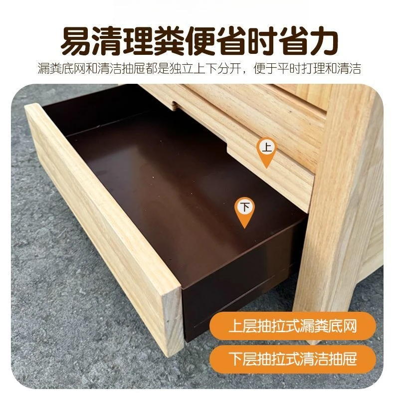 Incubadora doméstica à prova de respingos, fácil de limpar, gaiola de madeira para pássaros ao ar livre, villa ecológica para pássaros