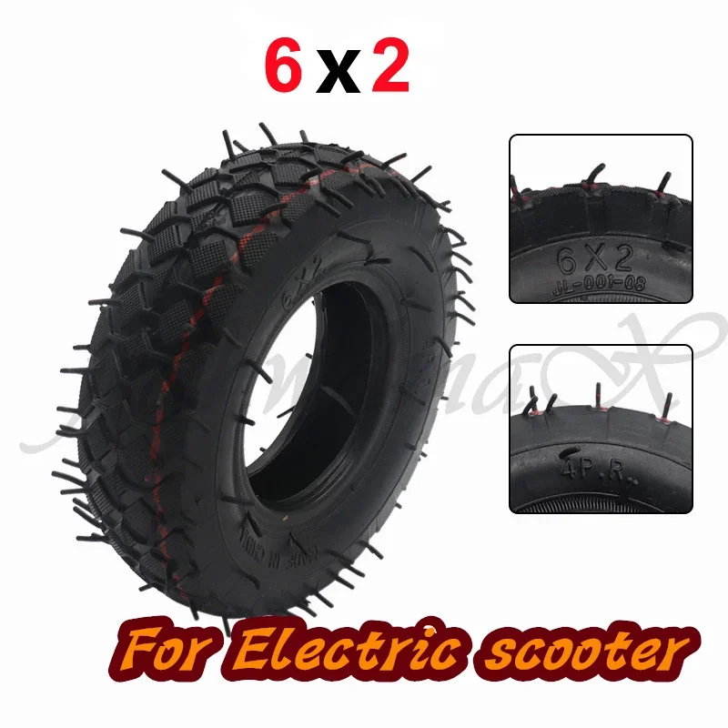 

6x2 Tire Rim 6-inch Inner and Outer Pneumatic Wheel Is Suitable for 6 "tire Alloy Hub Electric Scooter