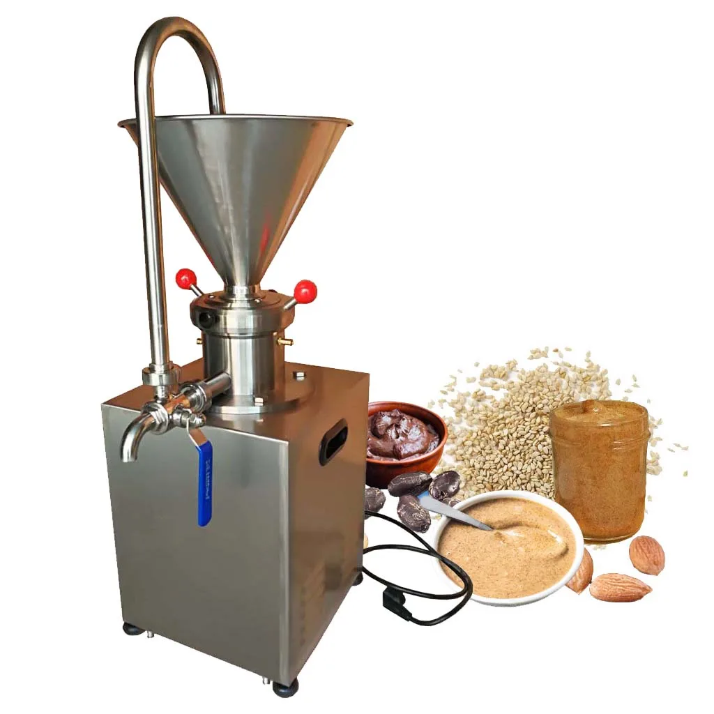 

Stainless Steel 50kg/hour Cocoa Peanut Butter Machine Sesame Butter Making Machine HJ-MJC-60