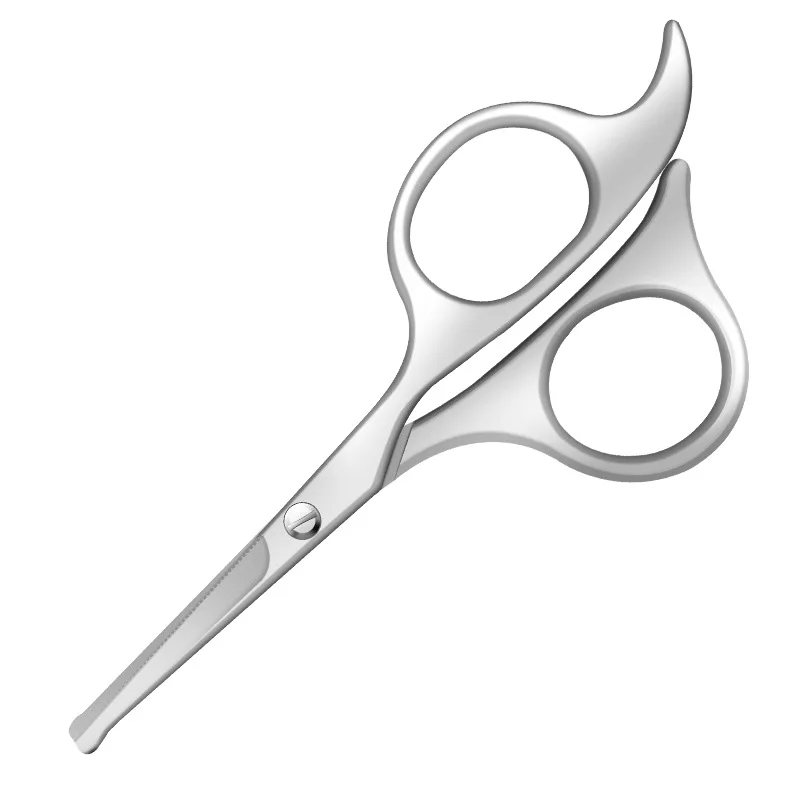 1Pcs Nose Hair Scissors Makeup Tool Facial Hair Remover Round Tip Safe Health Small Grooming Scissors for Trimming Eyebrow