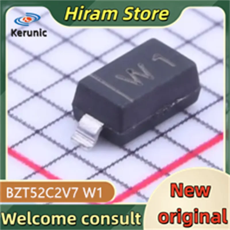 100PCS W1 New and Original BZT52C2V7 BZT52C2V BZT52C