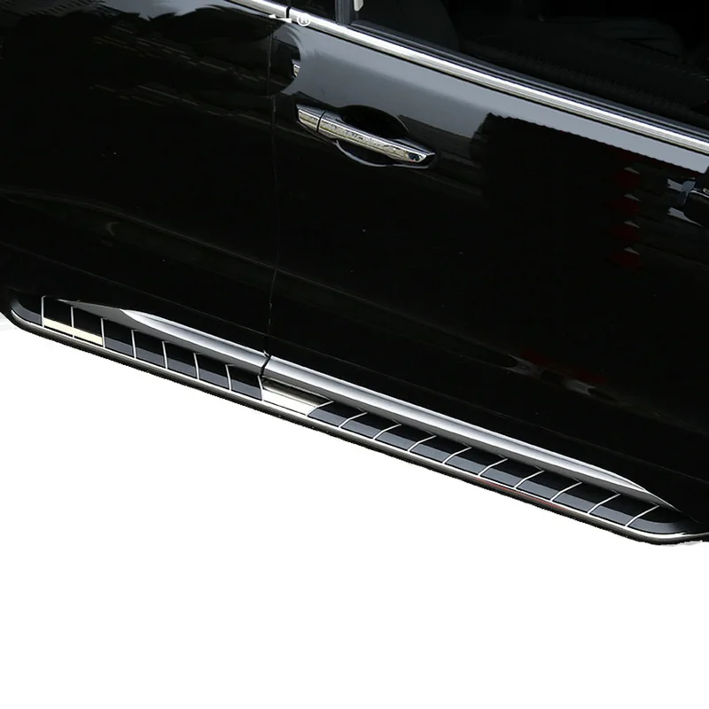 Auto Parts Heavy Duty Matte Black Aluminum Bolt-On Pair of Running Boards For Sportage SUV