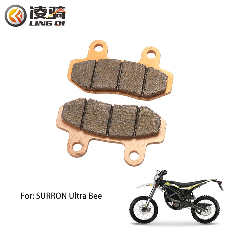 

LINGQI Pit Dirt Bike, мотоциклетная тормозная колодка, оригинальная тормозная система, передний суппорт, дисковые тормозные колодки для Ultra Bee Scooter Off-Road