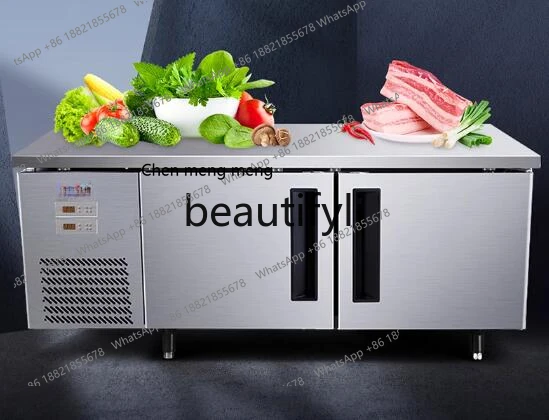 

Z189 Refrigerated and frozen workbench kitchen Refrigerator workbench Refrigerated cabinet Workbench Fresh-keeping cabinet