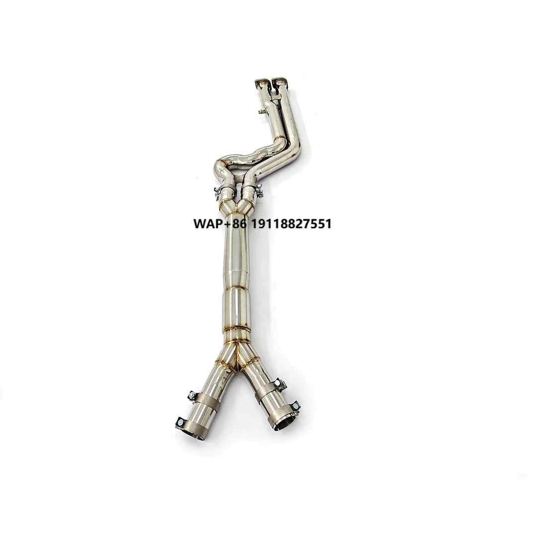 CSZ Stainless Steel Exhaust Midpipe for  X3M X4M F97 F98 3.0 Exhaust Pipe with Resonator