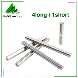 Bearing steel Rod D type shaft Grind Flat Linear Rail Round 4Long+1Short BOM Bearing steel Rod D type shaft VORON MOTION PARTS