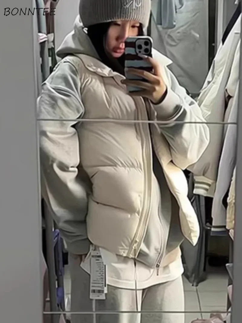 

Cotton Vests for Women Solid Coat Simple Sleeveless Thickened Warm Couple Casual Winter Classic Prevalent Daily Basics All-match