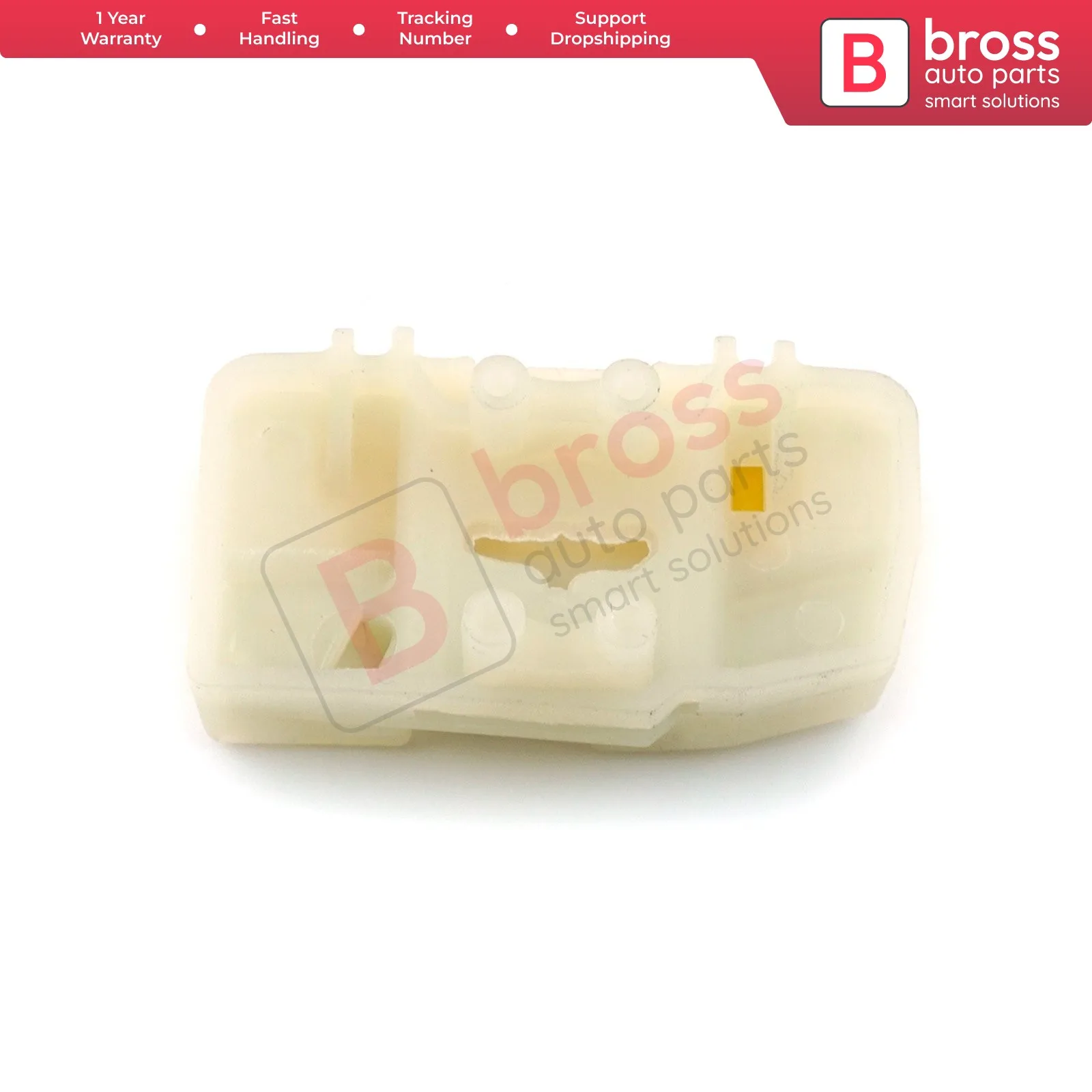 Bross Auto Parts BWR376 Electrical Power Window Regulator Clip Front Left Door for Seat Alhambra 1996-2006, seat Leon 2009-On