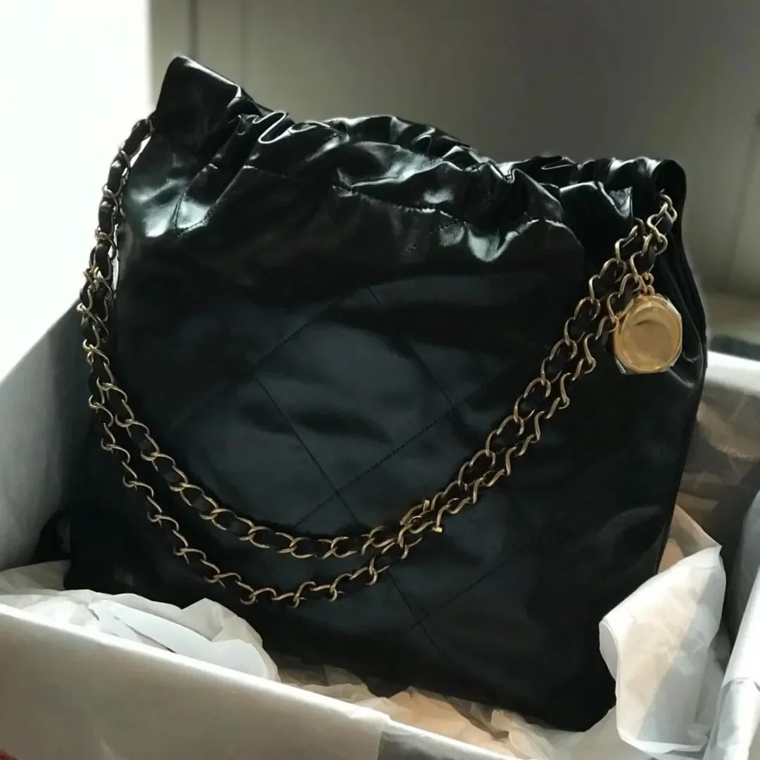 

Высококачественная дизайнерская кожаная мини-сумка-ведро на плечо, сумка для покупок, роскошная сумка с цепочкой, модная женская сумка большой вместимости