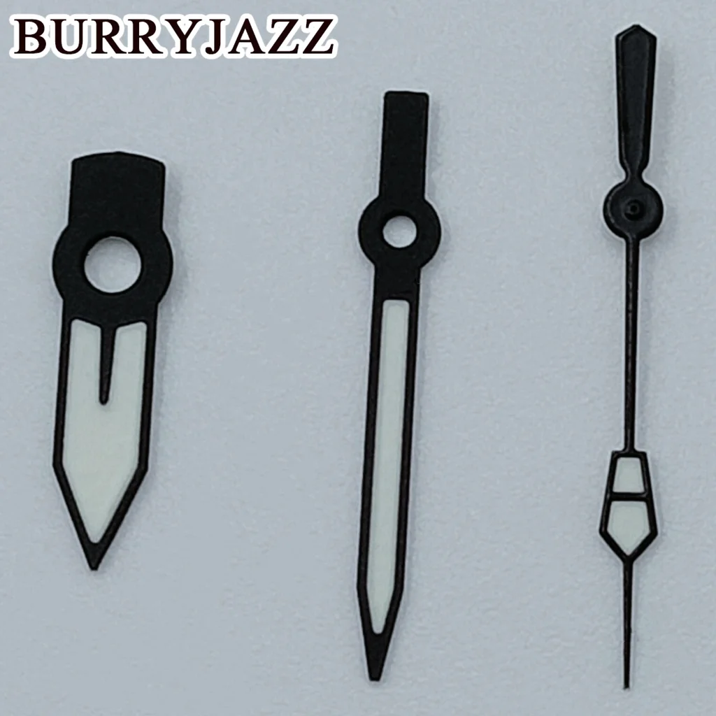 BURRYJAZZ NH35 NH36 NH38 7S26 7S36 4R35 4R36 Uhr Hände Schwarz Grau Hände Grün Leuchtende Uhr Zubehör Zeiger – Detail 8