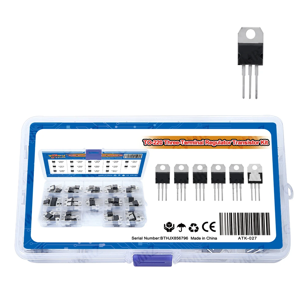 14Values L7809 L7812 L7815 70PCS Voltage Regulator TO-220 Each 5PCS KIT L7805 L7806 L7808  L7912 LM317