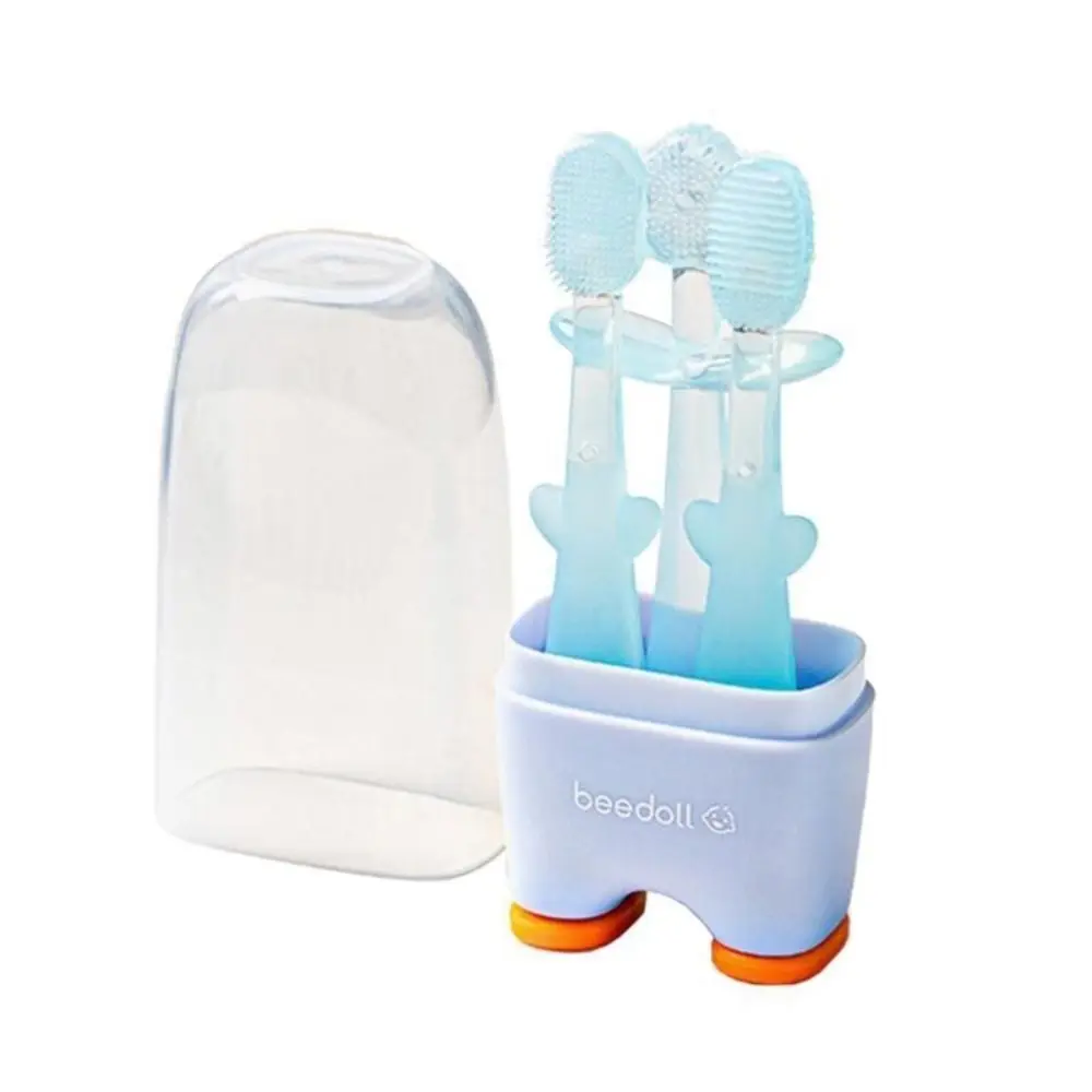 

High Quality Silicone Babies Silicone Toothbrush PP Tongue Cleaning Baby Toothbrush Children's Toothbrushes Baby