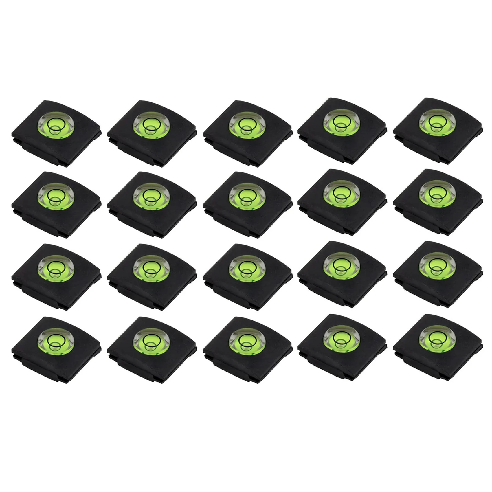 20 Pcs Camera Bubble Spirit Level Hot Shoe Protector Cover DR Cameras Accessories for Sony A6000 for Canon for Nikon