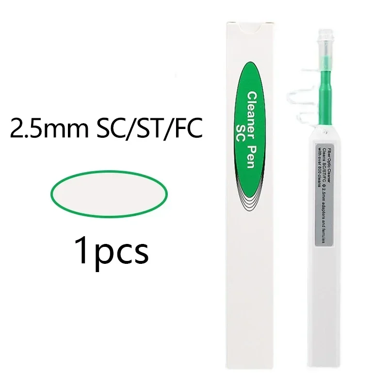Vezelreinigingspen Vezelconnector Reinigingsgereedschap 800-voudig LC SC FC 1,25 2,5 mm Vezelreiniger Pen Stick Kit