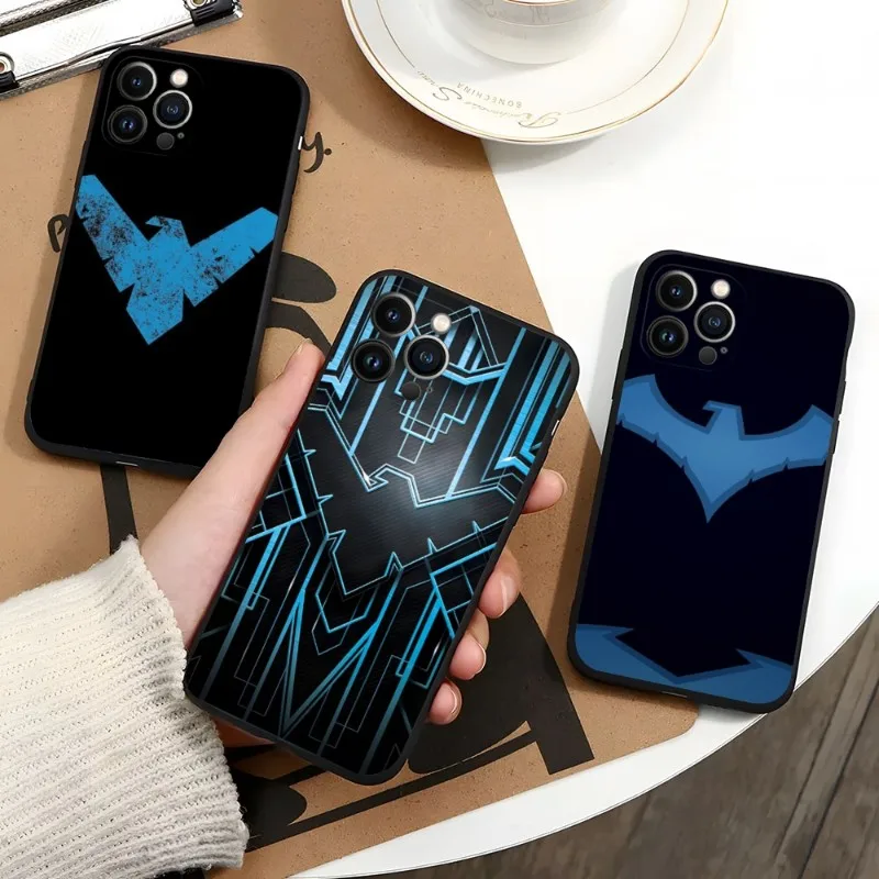 Nightwing Accessory Design Phone Case For Iphone 12ProMax 11 13 14 Pro Xs Max Mini Xr X 7 8 6 6s Plus Funda Cover