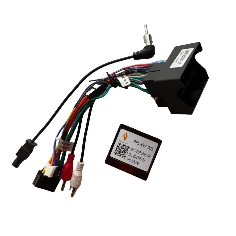 RP5-VW-001 Canbus Box for VW Tiguan Sharan Amarok Bora Skoda Seat Leon MK2 Altea Altea XL Ibiza Toledo Android 16 Pin Car Radio