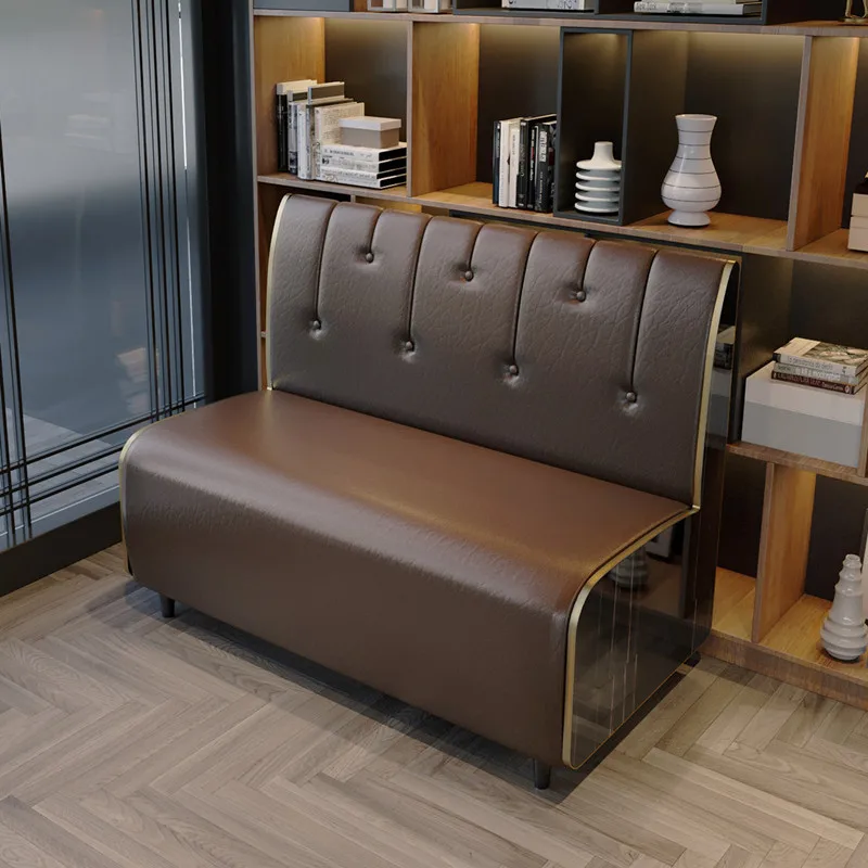 Bar Clear Bar Booth Sofa BBQ Hotel Western Restaurant Cafe Dessert Burger Milk Tea Shop Industrial Style Table And Chairs