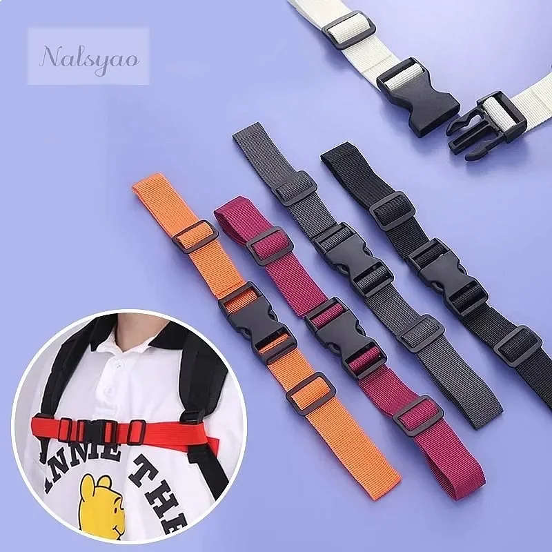 Adjustable Backpack Chest Strap Harness Shoulder Strap for Outdoor Camping Bag Accessories