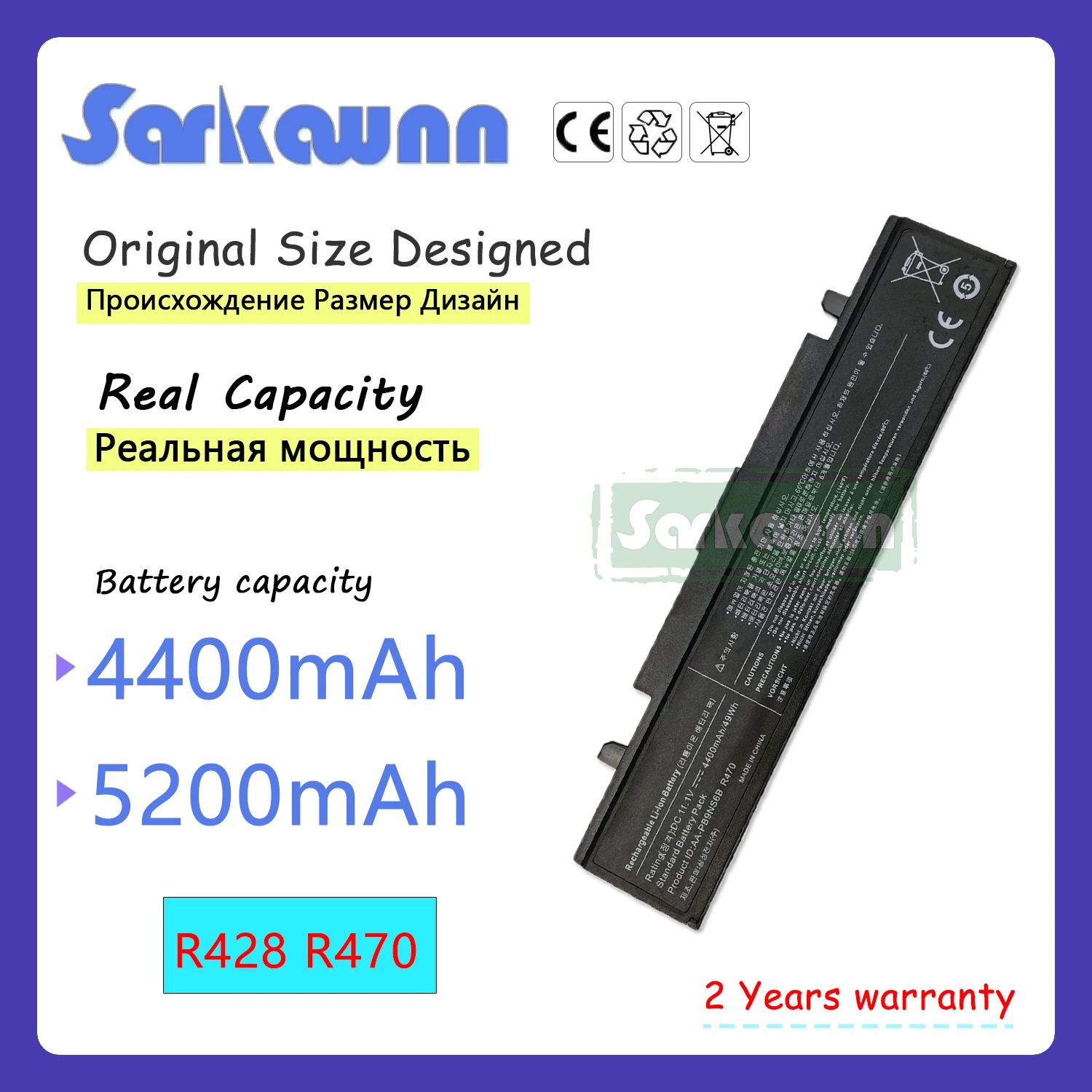 

SARKAWNN R428 R470 Laptop Battery For SAMSUNG R428 R430 R439 R429 R440 R466 R467 R468 R470 R718 R720 R507 X360 R478 R517 R480