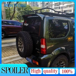 Dla SUZUKI JIMNY Spoiler 2007-2017 SUZUKI JIMNY wysokiej jakości materiał ABS tylny spojler samochodu podkład kolor tylny Spoiler