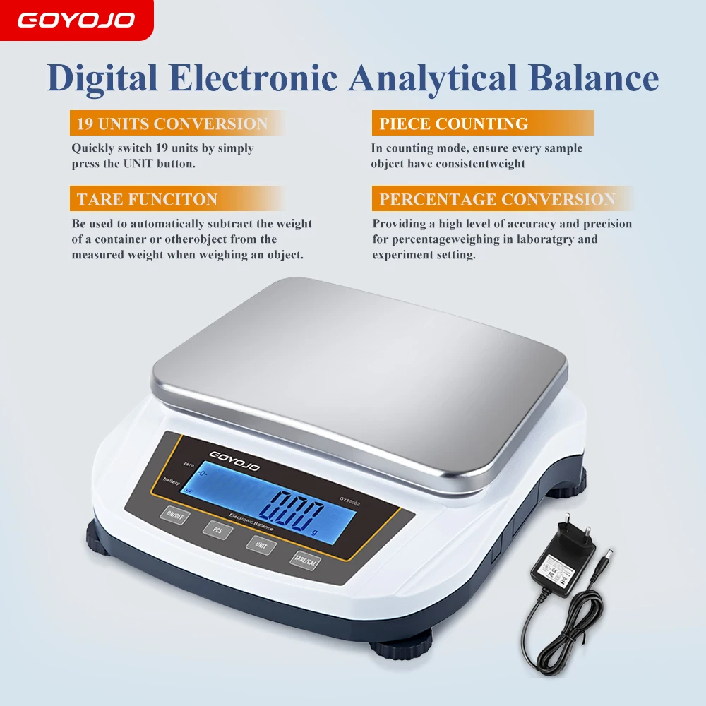 5kg Precision Jewelry Scale 0.01g Lab Digital Electronic Analytical Balance Certified 2kg Kitchen Weighing Scales