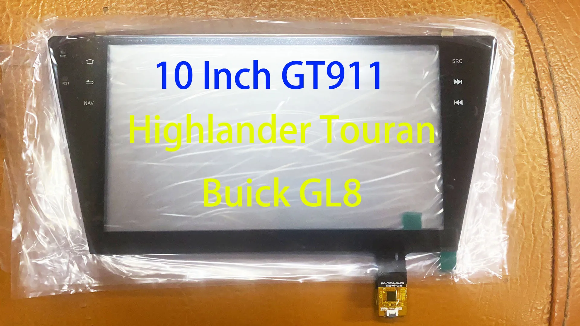 10.2 Inch Touch Screen Sensor Digitizer Glass Panel For Toyota Highlander Buick GL8 Touran 6Pin GT911 ZP2003-101 ZP40030