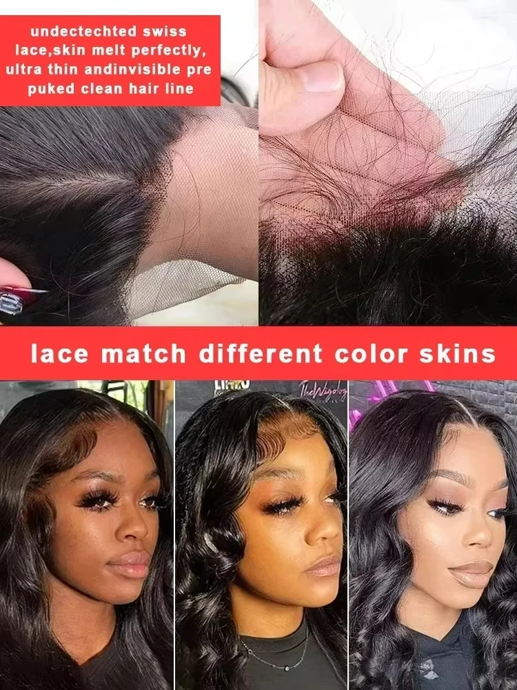 

40-дюймовый парик из натуральных волос с эффектом Body Wave, плотность 250%, HD-кружевной фронтальный парик 13x6, бразильский парик из натуральных волос 13x4 с предварительно выщипанными прядями
