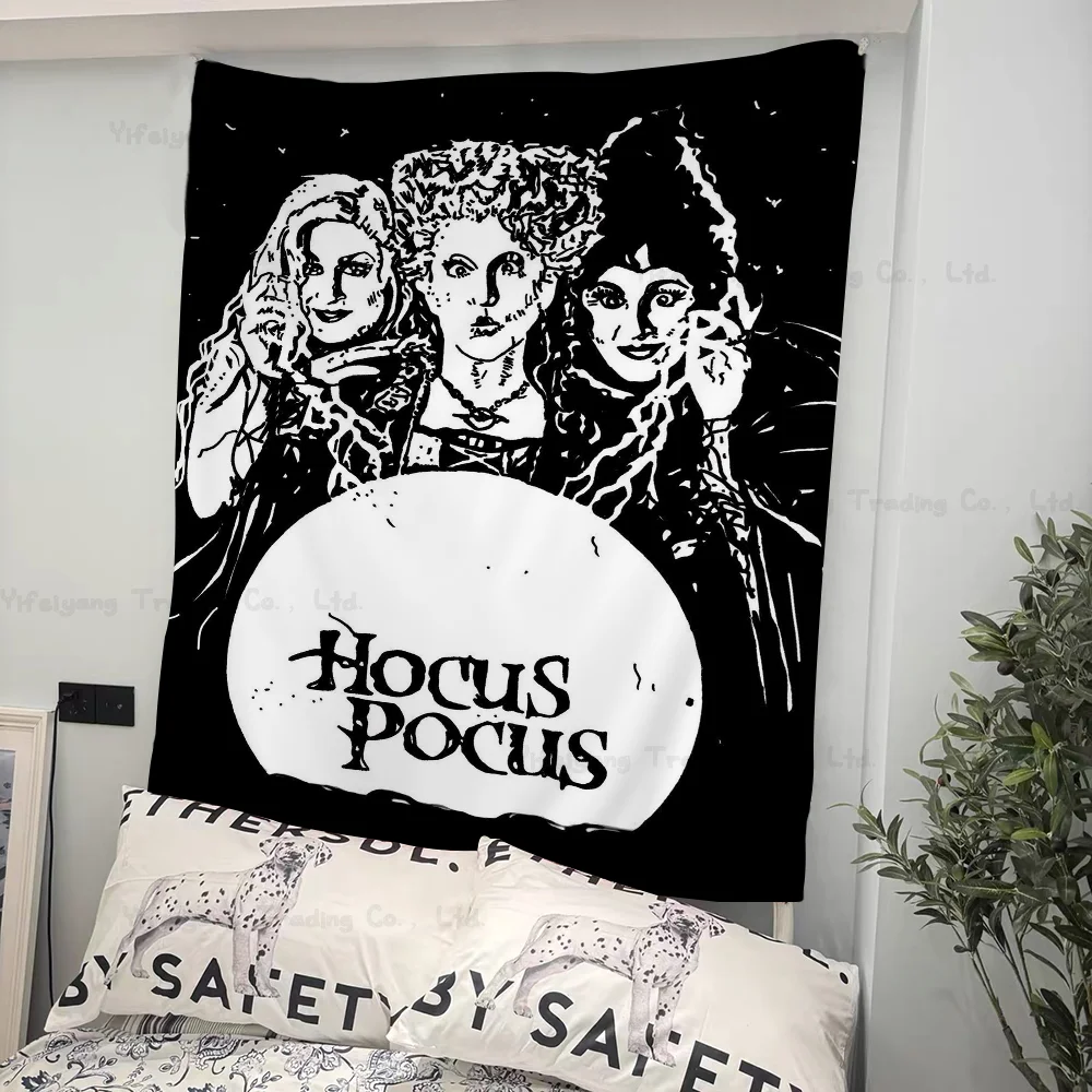 

Amine Hocus Pocus Hippie Wall Hanging Tapestries Art Science Fiction Room Home Decor Kawaii Room Decor