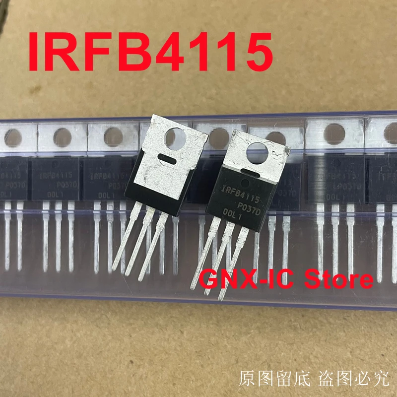 10PCS - 20PCS 100% Real Original Bulk New IRFB4115PBF IRFB4115 1RFB4115 150V 104A TO220  50PCS