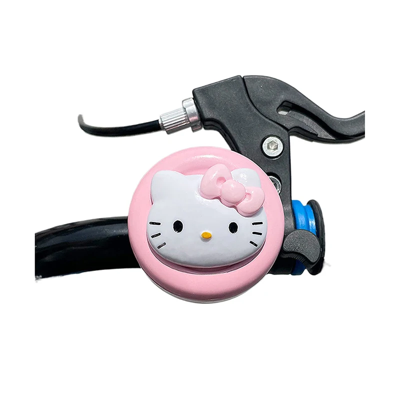 AliExpress keeppley Sanrio Hello Kitty Bike Bell Anime Children Balance Car Bicycle Hand Press Bell Cute Cycling Ring for Handlebar Bike Accessories