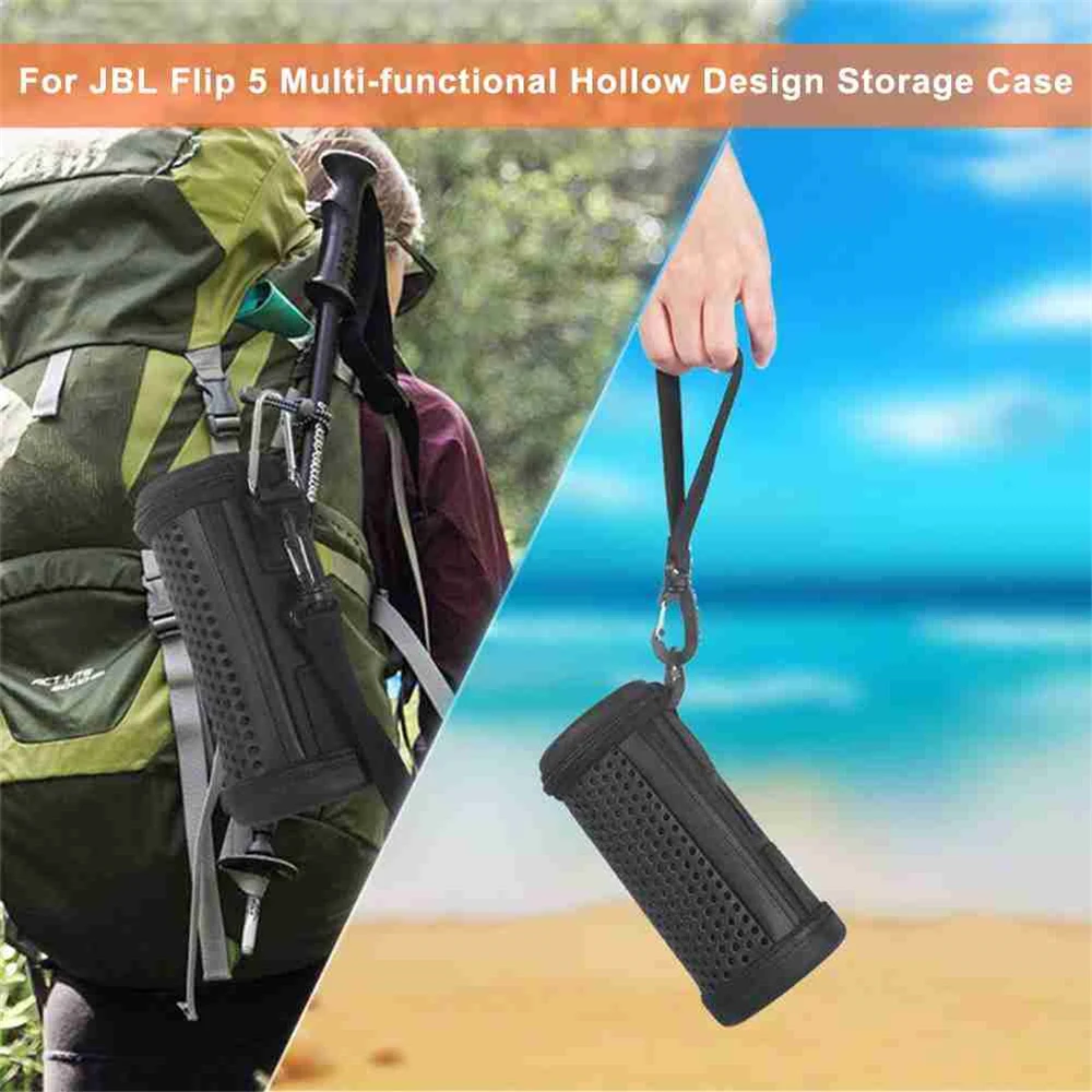 

Hollowed Mesh Protective Hard Case Cover Bag Box for JBL Flip4 Flip 5 Waterproof Bluetooth-compatible Speaker Accessories