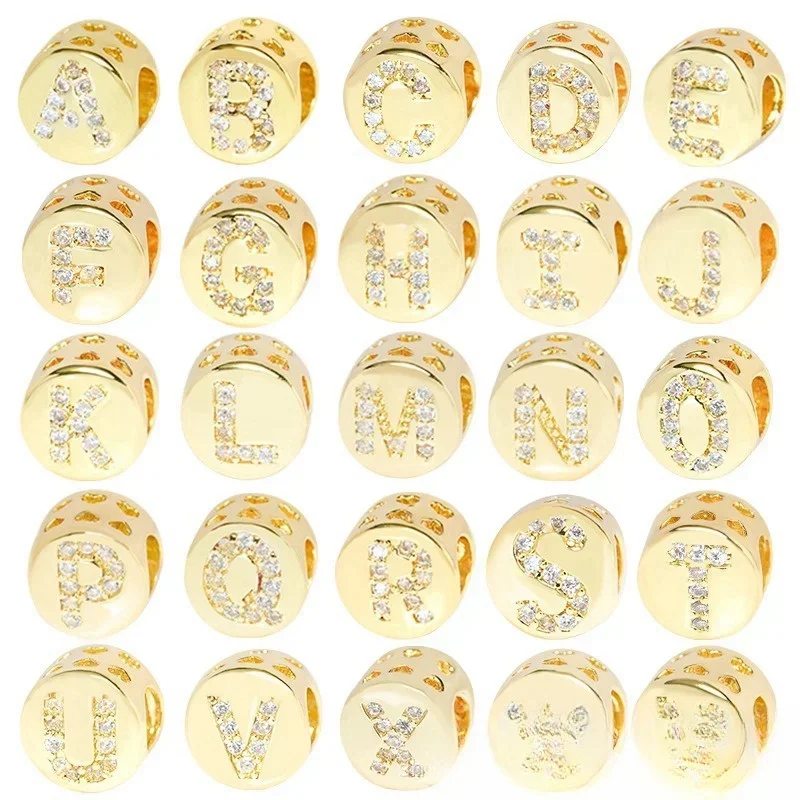 5 PC Jewelry Making Accessories, Alphabet Series, Wholesale Handmade Beading, DIY Bracelets Necklaces Jewelry Making Accessories