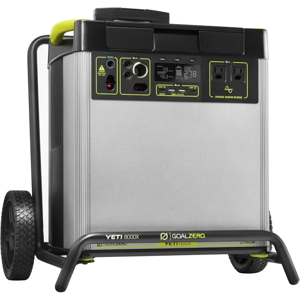 

Portable Power Station, Solar-Powered Generator with USB-A/USB-C Ports and AC Outlets (Solar Panel Not Included), Generator