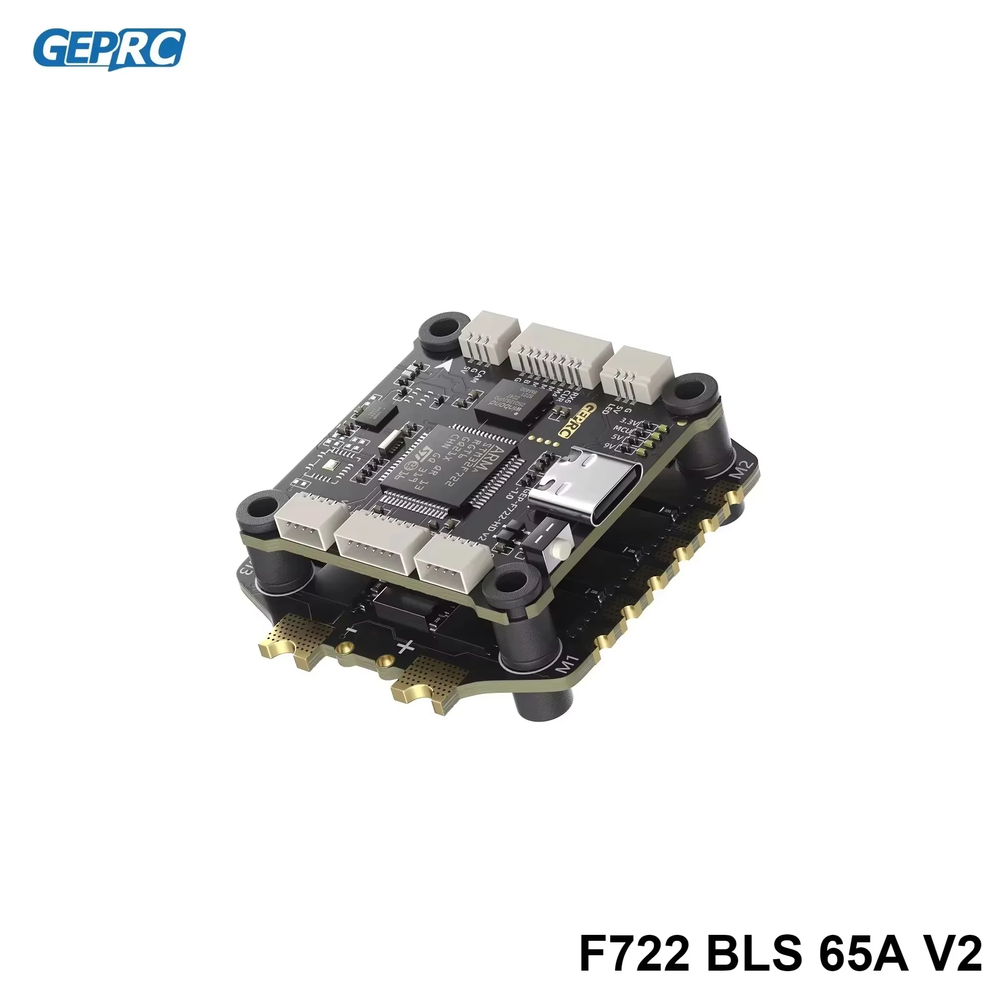 ชุดควบคุมการบิน GEPRC TAKER F722 BLS 65A V2 พร้อม ESC 65A 4IN1 ระบบควบคุมการบิน F722 บันทึกข้อมูลการบินสำหรับโดรน FPV