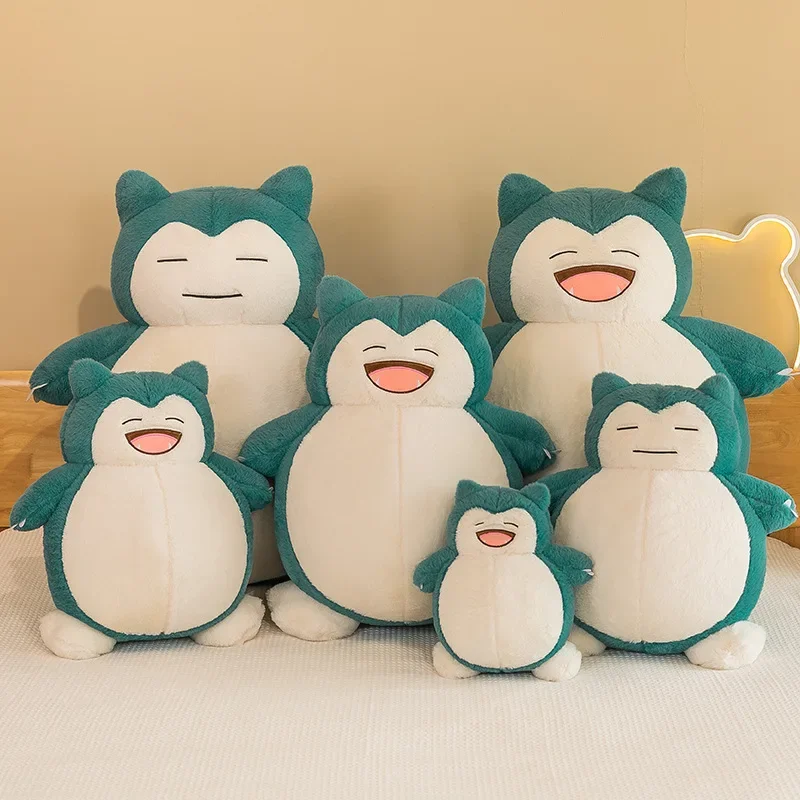 60cm New Cartoon Pokemon Snorlax Plush Toys Anime Cute Soft Stuffed Doll Sleeping Pillow Birthday Gifts for Children Girl